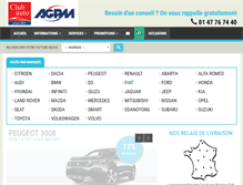 Tablet Screenshot of clubauto-agpm.com